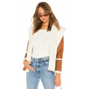 Bhiel By Mejune Faux Fur Suade Jacket